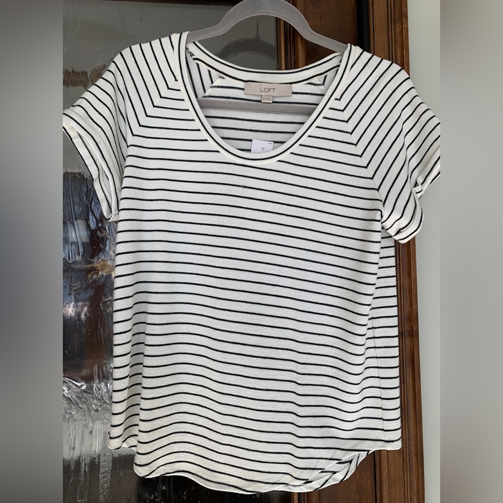 NWT LOFT striped top